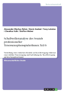 Schallwellenanalyse des Sounds professioneller TenorsaxophonspielerInnen. Teil 6: Vorstellung eines einfachen Modells zur Reed-Bewegung whrend einer stabilen Tonerzeugung und Auswirkung der Reed-Bewegung auf den Saxophon-Sound