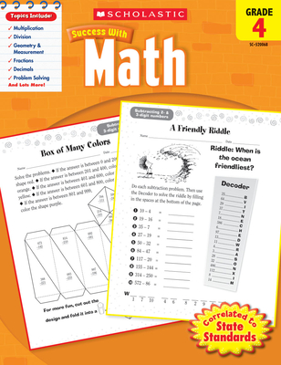 Scholastic Success with Math: Grade 4 Workbook - Scholastic, and Dooley, Virginia (Editor)