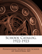 School Catalog, 1922-1923