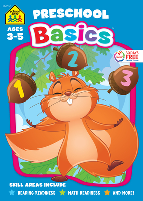 School Zone Preschool Basics 64-Page Workbook - Zone, School