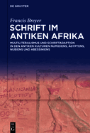 Schrift Im Antiken Afrika: Multiliteralismus Und Schriftadaption in Den Antiken Kulturen Numidiens, gyptens, Nubiens Und Abessiniens