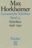 Schriften, 1936-1941 - Horkheimer, Max, and Schmidt, Alfred