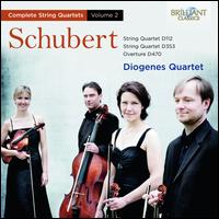 Schubert: Complete String Quartets, Vol. 2 - Diogenes Quartett