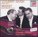 Schubert, Haydn: Piano Trios; Mozart: Piano Quartet, K. 493 - Eugene Istomin (piano); Isaac Stern (violin); Leonard Rose (cello); Milton Katims (viola); Mischa Schneider (cello)
