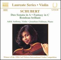Schubert: Music for Violin and Piano - Adele Anthony (violin); Jonathan Feldman (piano)