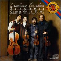Schubert: Quartet No. 15, D.887; Mozart: Adagio & Fugue K.546 - Daniel Phillips (violin); Gidon Kremer (violin); Kim Kashkashian (viola); Yo-Yo Ma (cello)