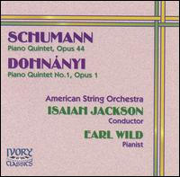 Schumann, Dohnnyi: Piano Quintets - Earl Wild (piano); Isaiah Jackson (conductor)