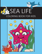 Sea life coloring book for kids