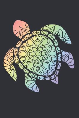 Sea Turtle Rainbow Mandala Notebook: Small Lined Journal - Gifter, Kingbob
