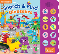 Search & Find: Dinosaurs 10 Button