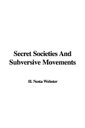 Secret Societies and Subversive Movements