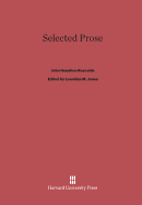 Selected Prose