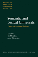 Semantic and Lexical Universals: Theory and Empirical Findings
