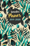 Semesterplaner 2019 2020 Hardcover: Semesterplaner 2019/20 A5 - Studium Kalender, Timer und Studienplaner von Oktober 2019 bis Dezember 2020 fr Studenten