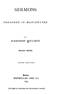 Sermons Preached in Manchester