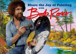 Share the Joy of Painting with Bob Ross: 32 Postcards
