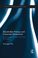 Shareholder Primacy and Corporate Governance: Legal Aspects, Practices and Future Directions