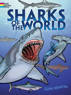 Sharks of the World Coloring Book - Hunter, Llyn
