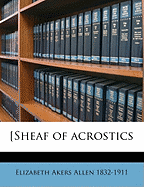 [Sheaf of Acrostics