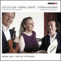 Si la posie m'tait chante - Cecile Eloir (alto); Cyprien Katsaris (piano); Pierre Lenert (viola)
