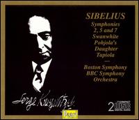 Sibelius: Symphonies Nos. 2, 5 & 7; Swanwhite; Pohjola's Daughter; Tapiola - Sergey Koussevitzky (conductor)
