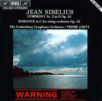Sibelius: Symphony No. 2; Romance in C - Gothenburg Symphony Orchestra; Neeme Jrvi (conductor)