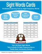 Sight Words Cards: Vocabulary Learning Tool for High-Frequency Words
