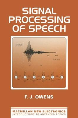 Signal Processing of Speech - Owens, F J