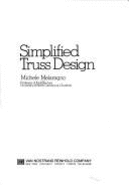 Simplified Truss Design by Michele Melaragno ISBN 9780442251291