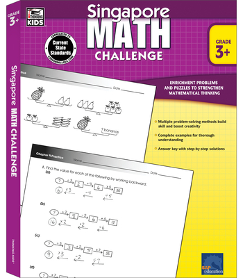 Singapore Math Challenge, Grades 3 - 5: Volume 19 - Singapore Asian Publishers (Compiled by), and Carson Dellosa Education (Compiled by)