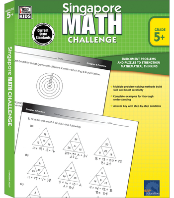 Singapore Math Challenge, Grades 5 - 8: Volume 21 - Singapore Asian Publishers (Compiled by), and Carson Dellosa Education (Compiled by)