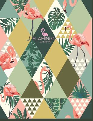 Sketch book: Flamingo cover (8.5 x 11) inches 110 pages, Blank Unlined Paper for Sketching, Drawing, Whiting, Journaling & Doodling - C, Beebee