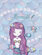 Sketch book: Mermaid cover (8.5 x 11) inches 110 pages, Blank Unlined Paper for Sketching, Drawing, Whiting, Journaling & Doodling