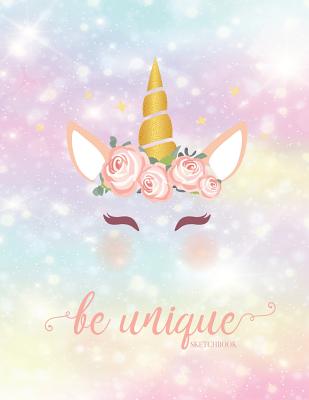 Sketch book: Unicorn lover cover (8.5 x 11) inches 110 pages, Blank Unlined Paper for Sketching, Drawing, Whiting, Journaling & Doodling - C, Beebee