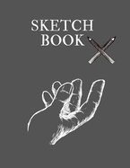 Sketchbook: 8.5X11 inches notebook, blank page journal, 100 pages plank paper for sketcher, kids, boys, girls, men, women, for drawing, coloring, sketch hand, pencils