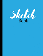 Sketchbook: Blank Sketch Pad - Art and Drawing Paper - Large, 8.5x11 inches - Purple