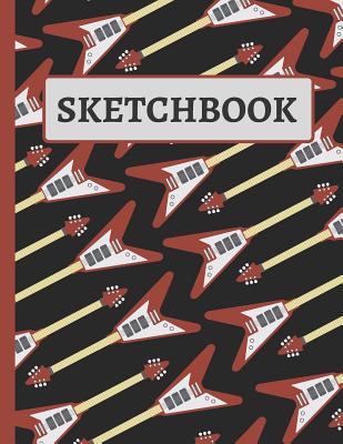 Sketchbook: Electric Guitar Sketchbook for Kids to Practice Drawing & Doodling - Sketch Co, Creative