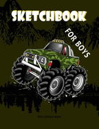 Sketchbook for Boys: Boys Doodle Book: Big Blank Drawing Book for Artwork, Sketching and Doodling