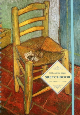 Sketchbook: Vincent's Chair (Vincent Van Gogh): 128-Page Unlined Pages - Peony Press