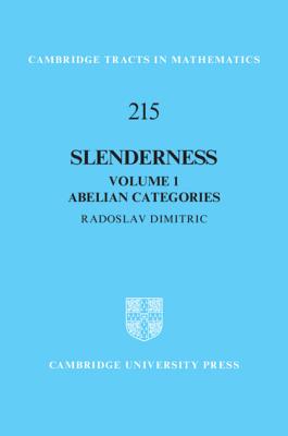 Slenderness: Volume 1, Abelian Categories - Dimitric, Radoslav