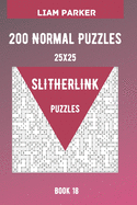 Slitherlink Puzzles - 200 Normal Puzzles 25x25 Book 18