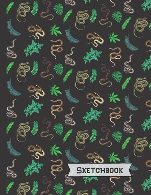 Snakes Sketchbook: Snake Gifts: Blank Drawing Paper Sketch Book: Large Notebook for Doodling or Sketching 8.5" x 11" - Publishings, Creabooks, and It, Just Doodle