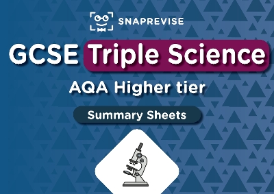 SnapRevise GCSE AQA Triple Science Higher Summary Sheets - SnapRevise (Editor)