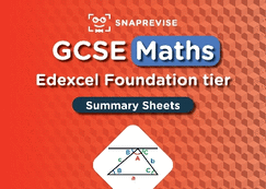 SnapRevise GCSE Edexcel Maths Foundation Summary Sheets