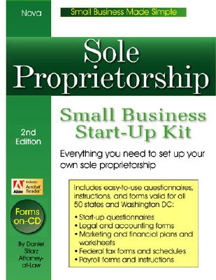 Sole Proprietorship: Small Business Start-Up Kit - Sitarz, Daniel