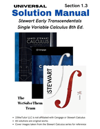 Solution Manual: Stewart Early Transcendentals Single Variable Calculus 8th Ed.: Chapter 6 - Section 1