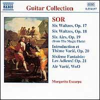 Sor: Guitar Music, Opp. 17-21 - Margarita Escarpa (guitar)