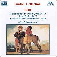 Sor: Introduction & Variations, Opp. 26-28; Douze Etudes, Op. 29; Fantaisie et Variation Brillantes, Op. 30 - Jeffrey McFadden (guitar)