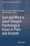 Soul and Mind in Greek Thought. Psychological Issues in Plato and Aristotle