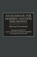 Sourcebook for Modern Japanese Philosophy: Selected Documents